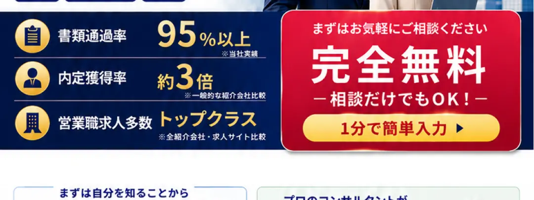 無料転職サポート 2
